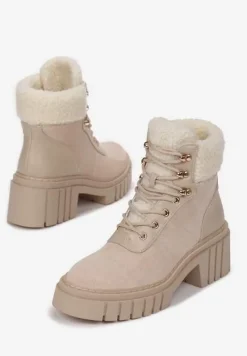 Beżowe Traperki Findlay