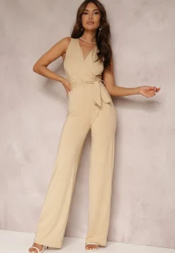 Beżowy Kombinezon Hellelle