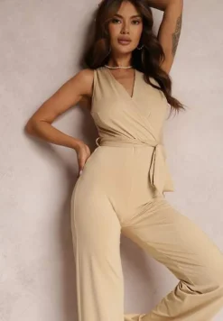 Beżowy Kombinezon Hellelle