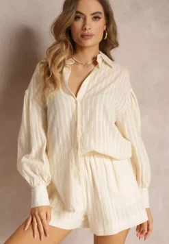 Beżowy Komplet Olymissa