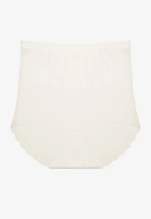 Biała Bezszwowa Bielizna modelująca Majtki High Waist Falawena