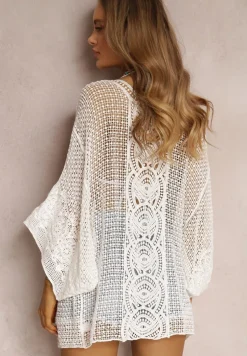 Biała Narzutka z Bawełny Alemusa