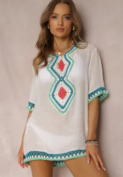 Biała Narzutka z Bawełny Devillers