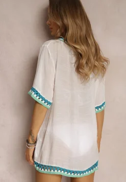 Biała Narzutka z Bawełny Devillers