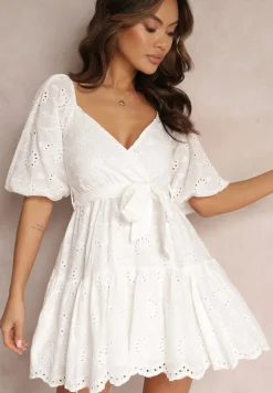 Biała Sukienka Echopeia