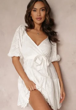 Biała Sukienka Echopeia