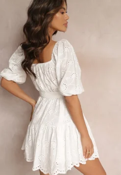 Biała Sukienka Echopeia