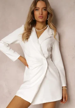 Biała Sukienka Semiche