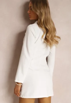 Biała Sukienka Semiche