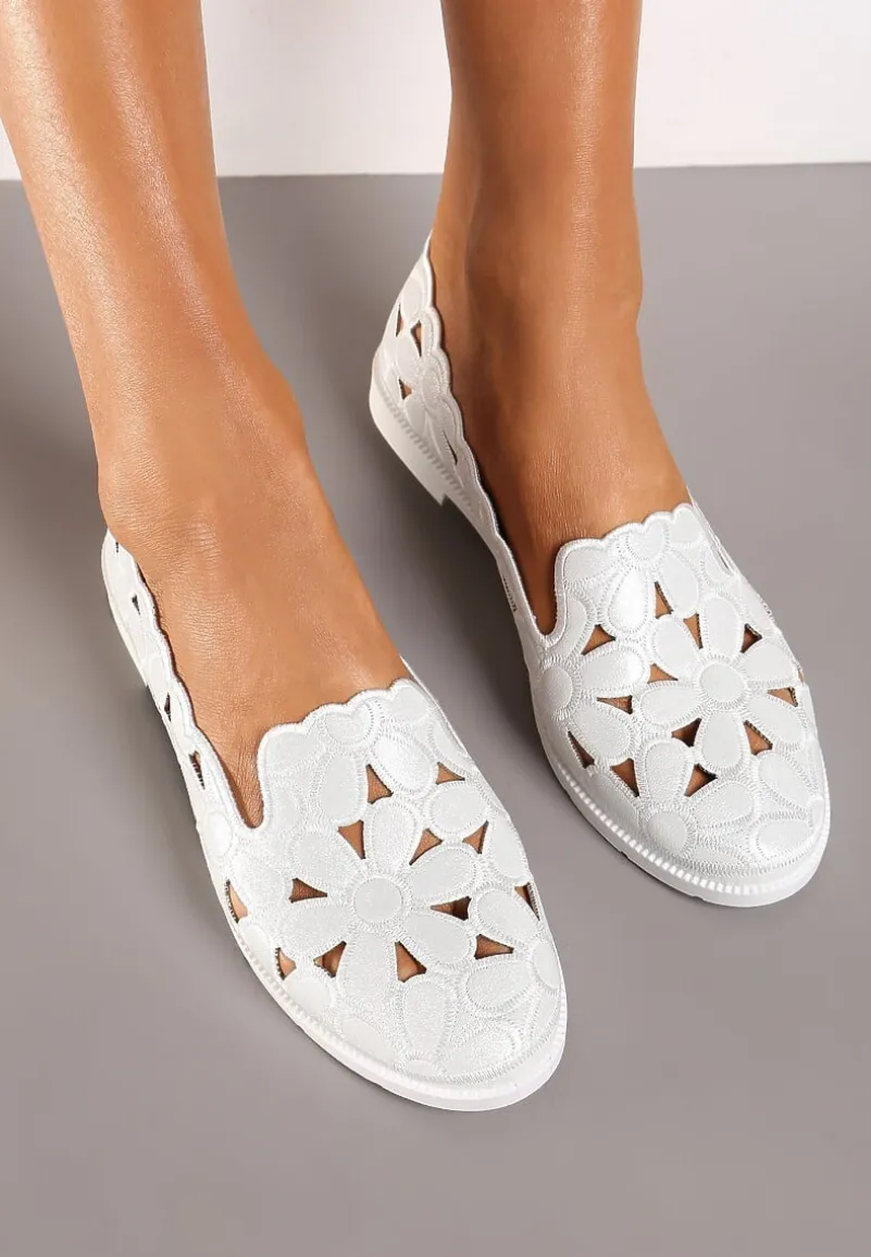 Białe Balerinki Acanophe