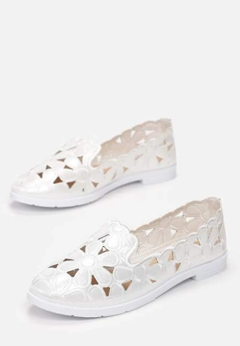 Białe Balerinki Acanophe