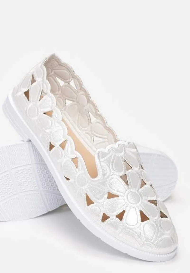 Białe Balerinki Acanophe