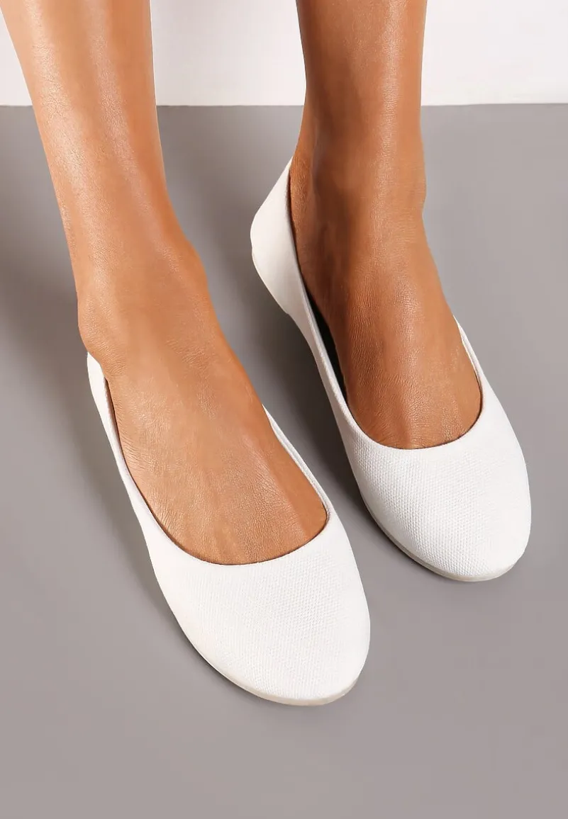 Białe Balerinki Gibbs