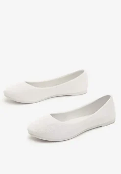 Białe Balerinki Gibbs