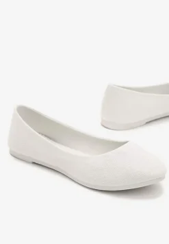 Białe Balerinki Gibbs