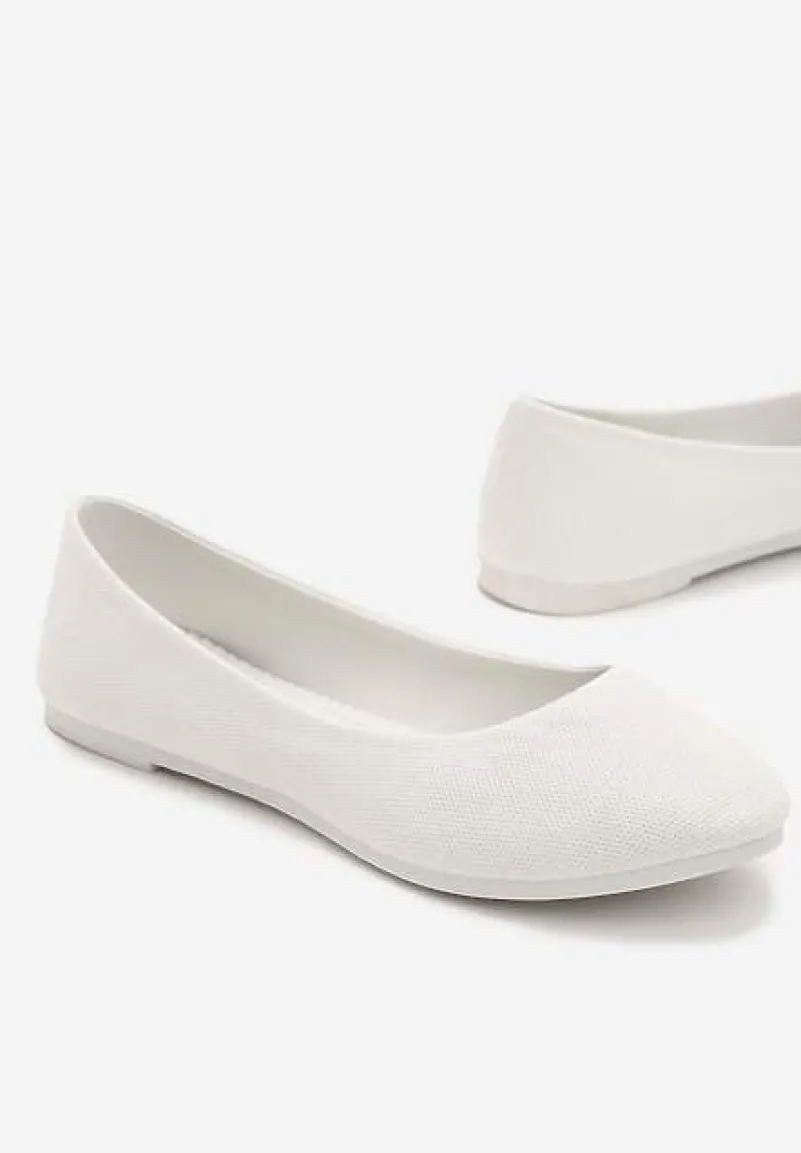 Białe Balerinki Gibbs