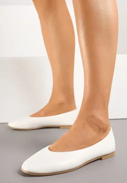 Białe Balerinki w Klasycznym Stylu Daviveme