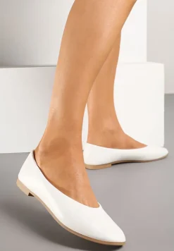 Białe Balerinki w Klasycznym Stylu Daviveme