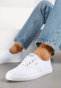 Białe Basicowe Tenisówki Vices Hallriva