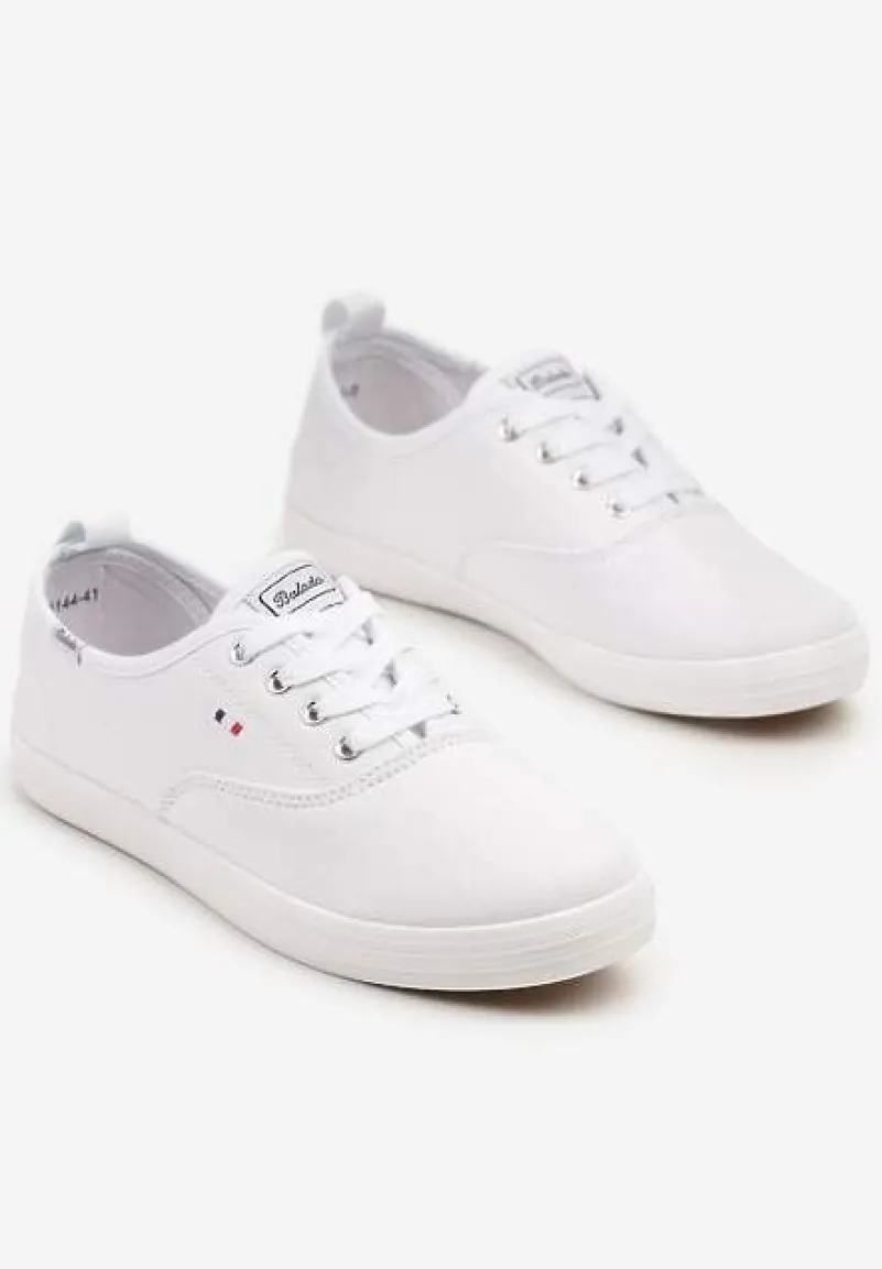 Białe Basicowe Tenisówki Vices Hallriva