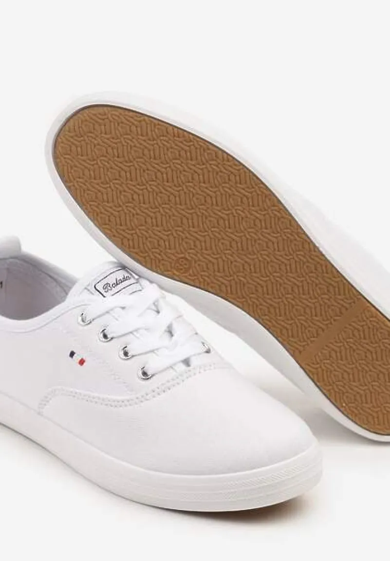 Białe Basicowe Tenisówki Vices Hallriva