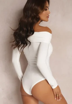 Białe Body z Odkrytymi Ramionami Tantorus