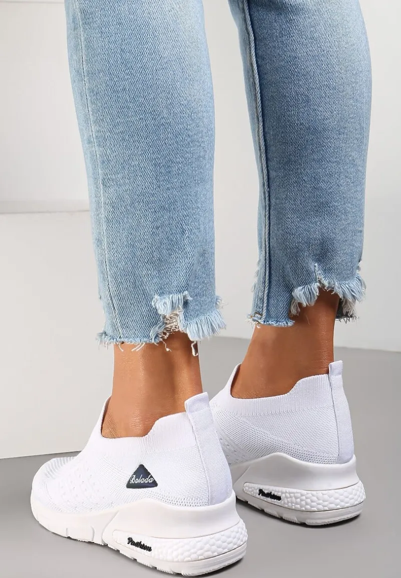Białe Buty Sportowe Amathane