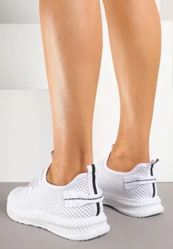 Białe Elastyczne Buty Sportowe Sneakersy Nuriane