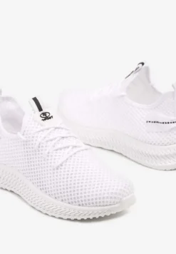 Białe Elastyczne Buty Sportowe Sneakersy Nuriane