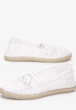 Białe Espadryle Gratifyinglys