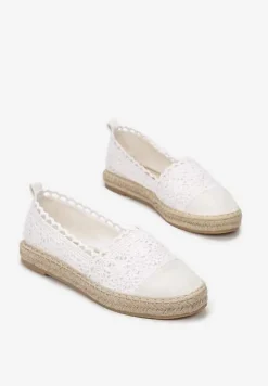 Białe Espadryle Vylixis