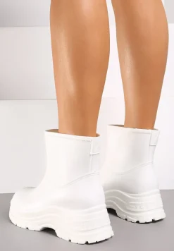 Białe Kalosze na Grubej Podeszwie Eristhena