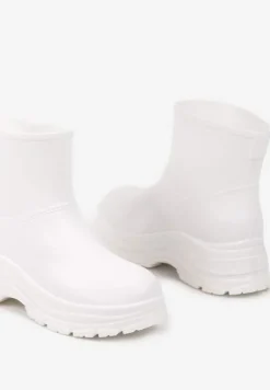 Białe Kalosze na Grubej Podeszwie Eristhena