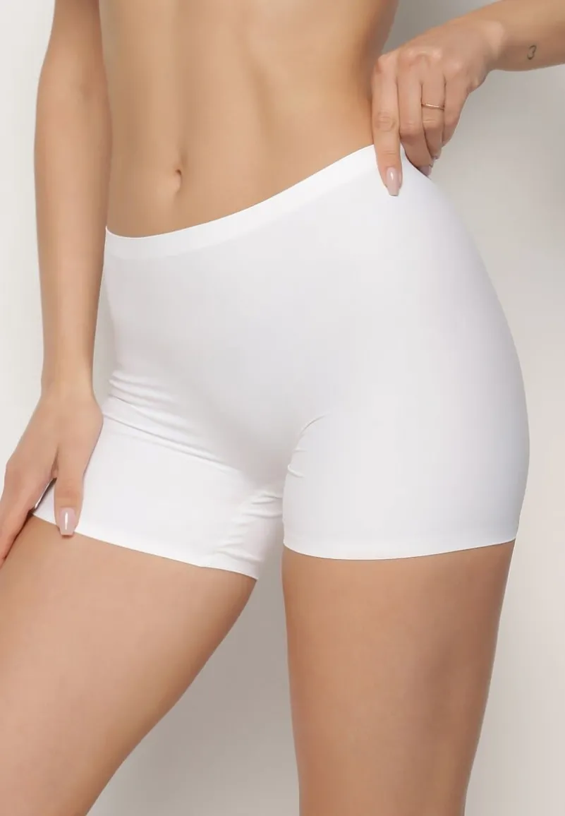Białe Majtki Typu Szorty Savineira