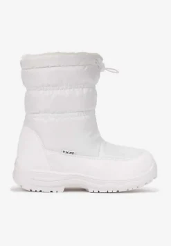 Białe Śniegowce Pikowane Krit