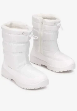 Białe Śniegowce Pikowane Krit