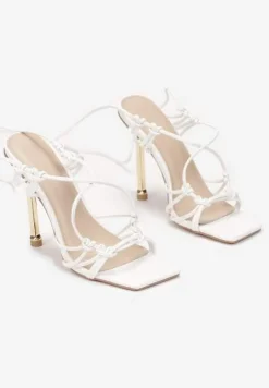 Białe Sandały Agathora