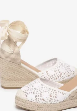 Białe Sandały Jennileh