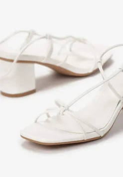Białe Sandały Rhodike