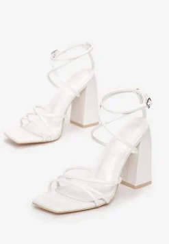 Białe Sandały Thelxiereino
