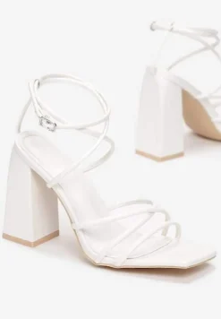 Białe Sandały Thelxiereino