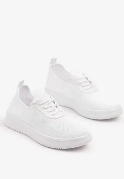 Białe Siateczkowe Buty Sportowe Sneakersy Eravessa