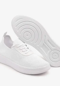 Białe Siateczkowe Buty Sportowe Sneakersy Eravessa