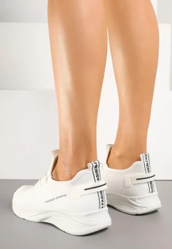 Białe Siateczkowe Buty Sportowe Sneakersy Ulinoria