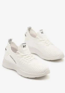 Białe Siateczkowe Buty Sportowe Sneakersy Ulinoria