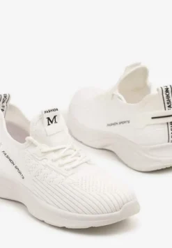 Białe Siateczkowe Buty Sportowe Sneakersy Ulinoria