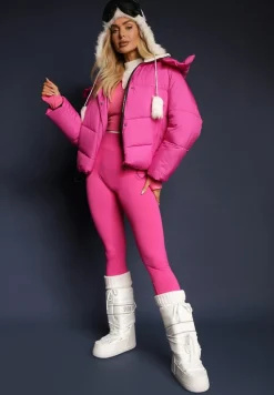 Białe Wsuwane Śniegowce na Platformie z Długą Cholewką Hearna