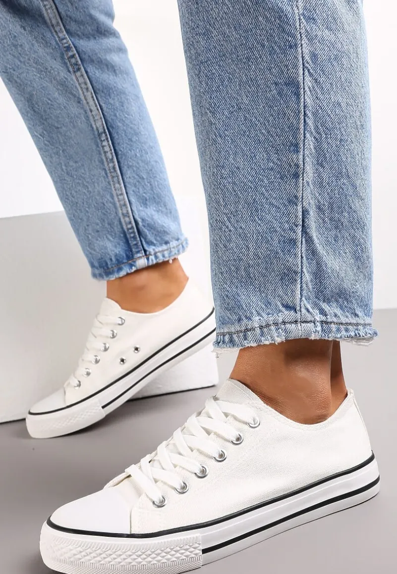 Biało-Czarne Trampki Lakellet