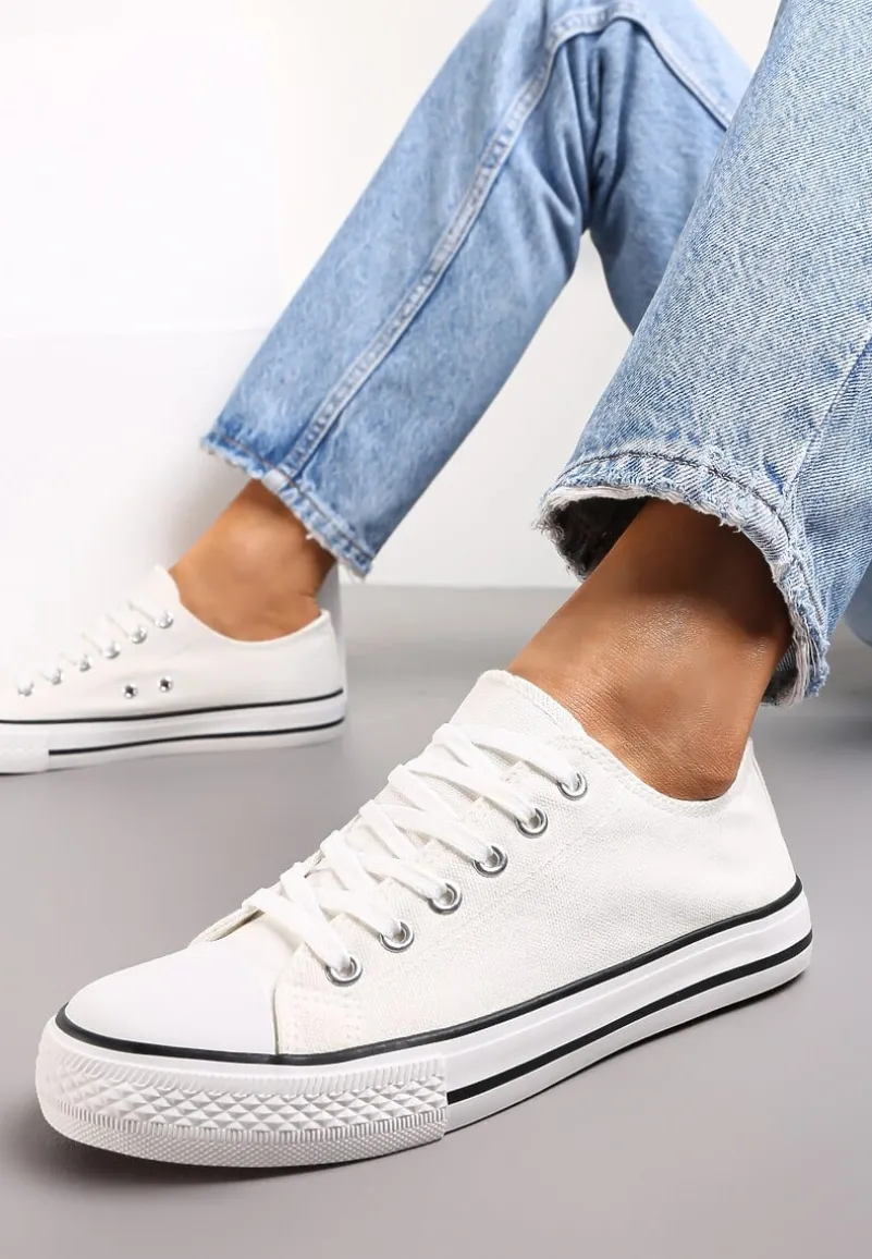 Biało-Czarne Trampki Lakellet