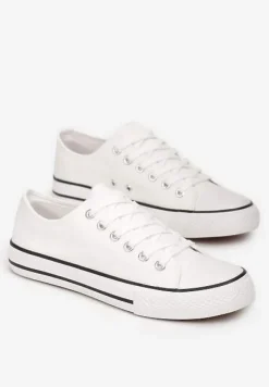 Biało-Czarne Trampki Lakellet